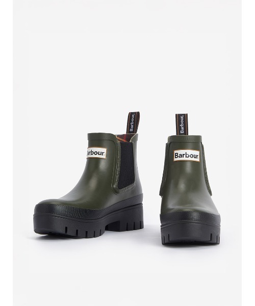 Barbour（バブアー） 長靴 レインブーツ Halton サイドゴア レイン