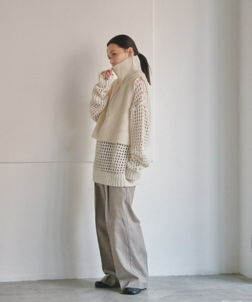 「TODAYFUL」 長袖ニット FREE ホワイト レディース_画像9