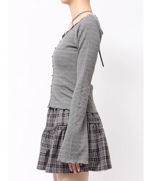 トップス eri923 RESEXXY tシャツ フロントクロスカットリブトップス レディース