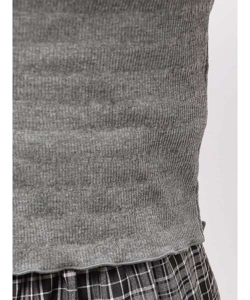 RESEXXY（リゼクシー） tシャツ フロントクロスカットリブトップス