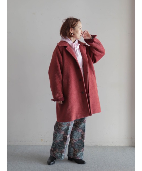 FIL DE FER スプリングコート新品 FIL DE FER（フィルデフェール） コート アウター シャギーツイル