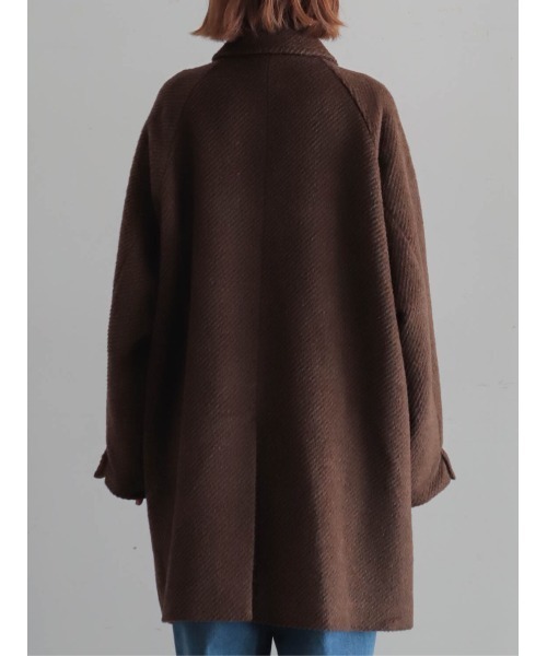 レディース　フィルデフェール　高密度ミルクロス　カーデコート　 　オシャレ　美品 レディース フィルデフェール 高密度ミルクロス カーデコート オシャレ