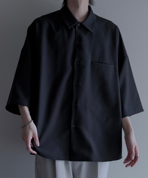 「cussil」 半袖シャツ L ライトグレー メンズ_画像3