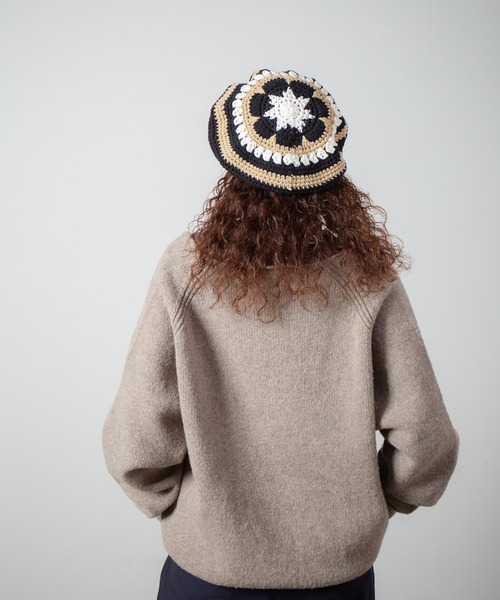 tricot comme des garcons ローズモチーフ ニット帽 tricot comme des