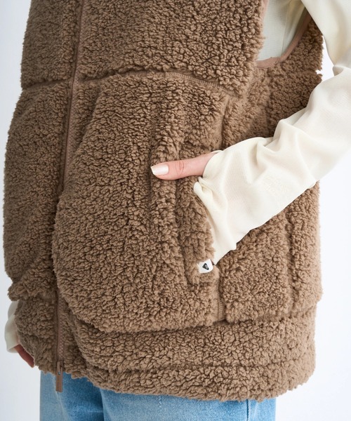 ROXY（ロキシー） コート アウター BELLIS BOA VEST/ロキシー撥水加工