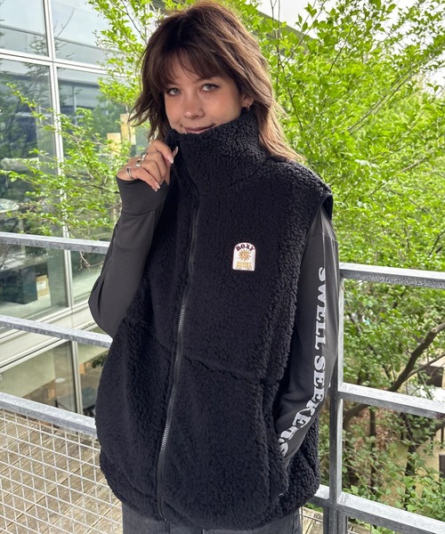 ROXY（ロキシー） コート アウター BELLIS BOA VEST/ロキシー撥水加工