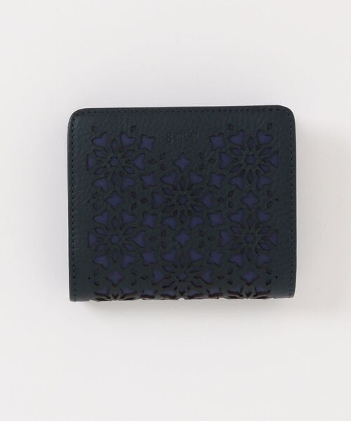 genten 二つ折り財布 ブラック genten 財布 カレイド 2つ折り財布 レディース メンズ