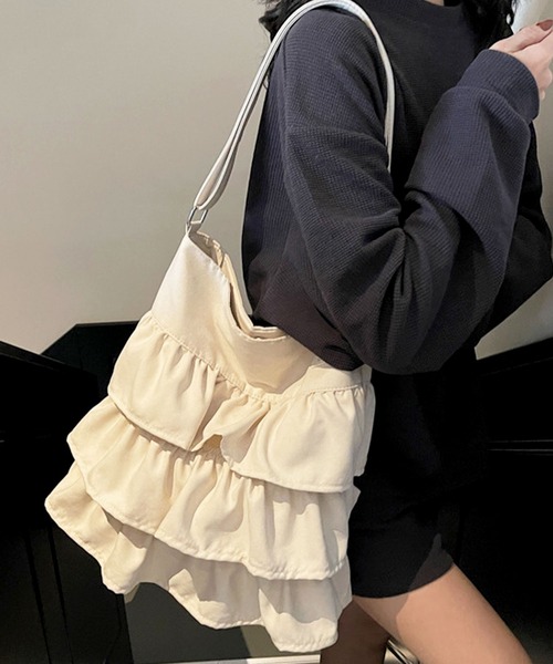 florist（フローリスト） ショルダーバッグ バッグ 2WAY ラッフル