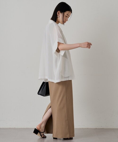 「LOUNGEDRESS」 テーラードジャケット FREE ベージュ レディース_画像3