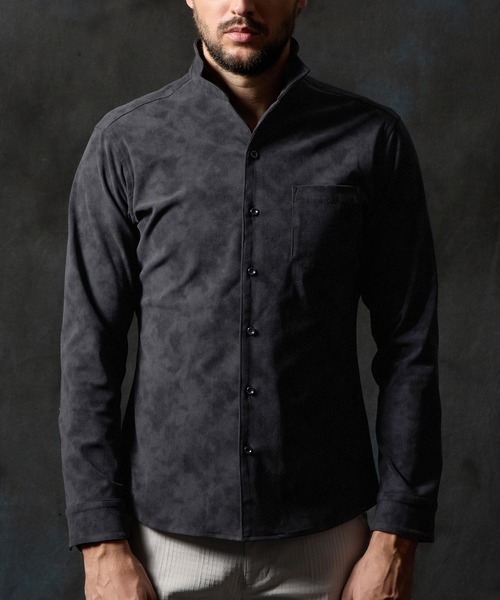 HIDEAWAYS NICOLE（ハイダウェイ ニコル） シャツ ムラプリントカット