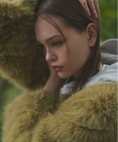 ad thie（アドティエ） ノーカラーコート コート ノーカラー フェイク