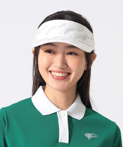 BEAMS GOLF（ビームス ゴルフ） サンバイザー エンブロイダリー YARD