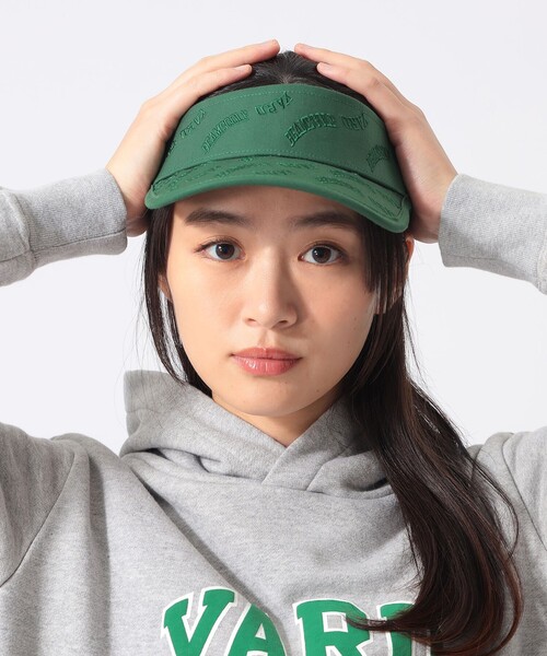 BEAMS GOLF（ビームス ゴルフ） サンバイザー エンブロイダリー YARD