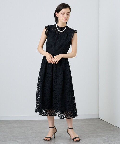 ANAYI（アナイ） ノースリーブワンピース 36 キャメル レディース