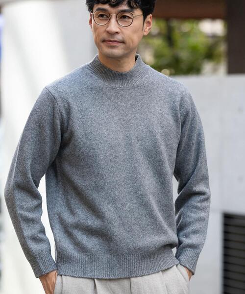 URBAN RESEARCH ROSSO MEN セーター ニット エアリーモックネック