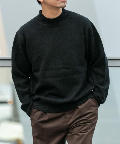 URBAN RESEARCH ROSSO MEN セーター ニット エアリーモックネック