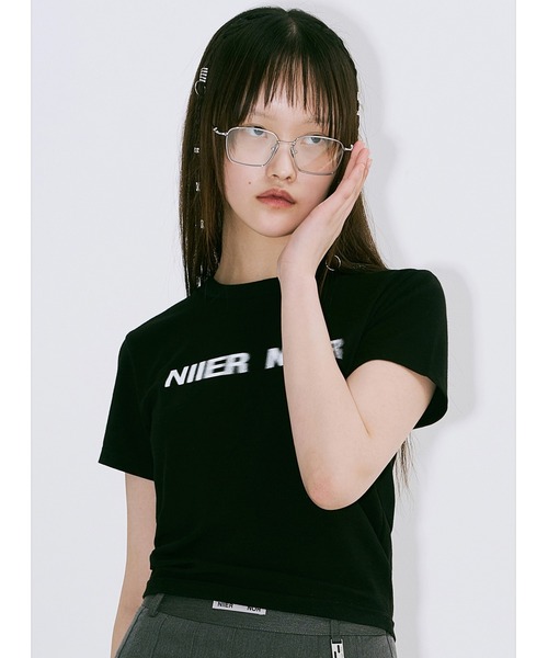 「.KOM」 「NIIER NOR」半袖Tシャツ FREE ブラック レディース_画像5