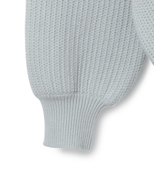 「ADAM ET ROPE'」 長袖ニット FREE ブルー レディース_画像8