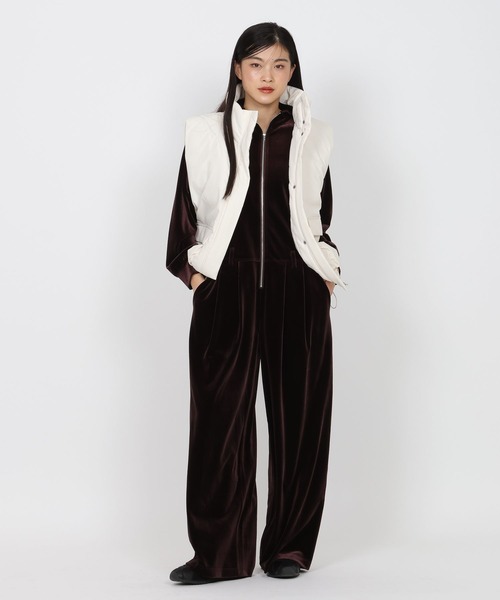 JEANASIS（ジーナシス） ダウンベスト ベスト 「Les Fleurs」ナカワタ