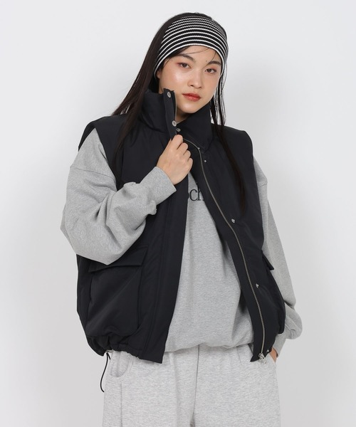 JEANASIS（ジーナシス） ダウンベスト ベスト 「Les Fleurs」ナカワタ