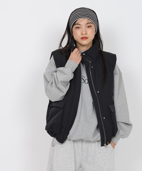 JEANASIS（ジーナシス） ダウンベスト ベスト 「Les Fleurs」ナカワタ