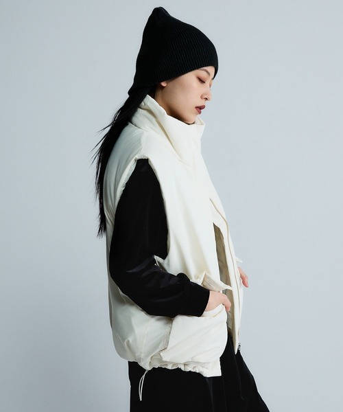 JEANASIS（ジーナシス） ダウンベスト ベスト 「Les Fleurs」ナカワタ