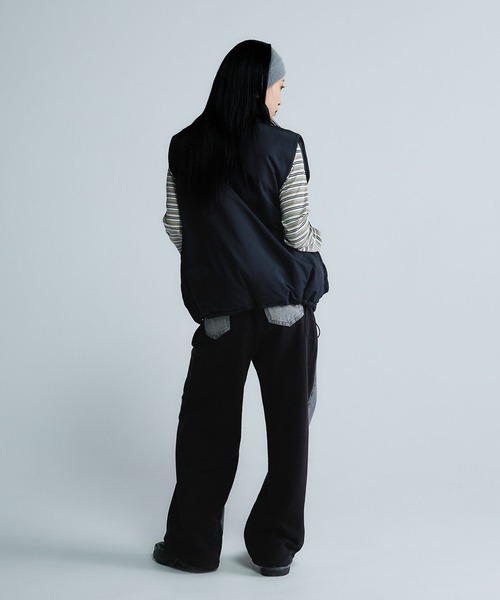 JEANASIS（ジーナシス） ダウンベスト ベスト 「Les Fleurs」ナカワタ