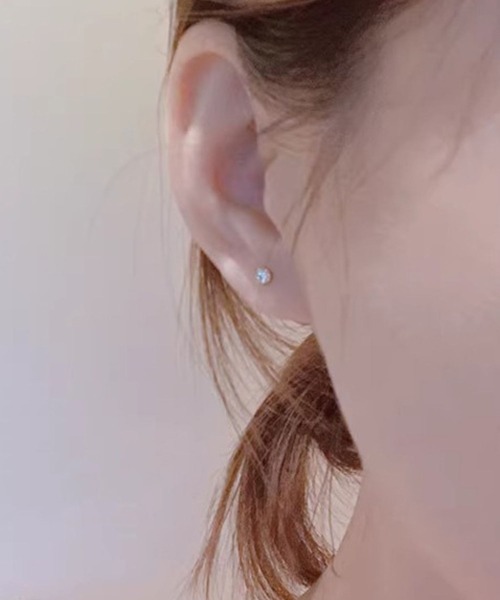 yu-ka ピアス YU-KA:ジルコニアスタッドピアス zirconia stud pierce