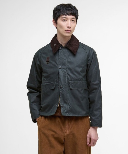 Barbour スペイ　ダークグリーン ジャケット M Barbour Green Waxed Spey Jacket | Harrods US