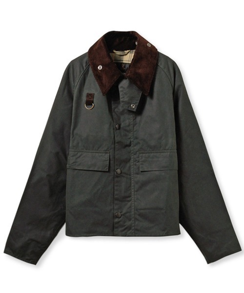 Barbour ショート丈ジャンパー、ブルゾン Barbour（バブアー） ブルゾン アウター ショートレングス ナイロン