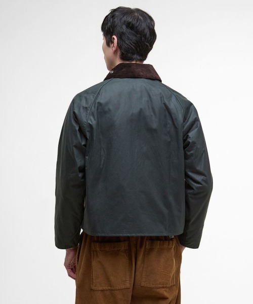 ブルゾン アウター Barbour Spey Wax Short Jacket（バブアー スペイ ワックス ショート ジャケット） メンズの画像