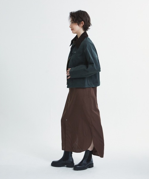 ブルゾン アウター Barbour Spey Wax Short Jacket（バブアー スペイ ワックス ショート ジャケット） メンズの画像