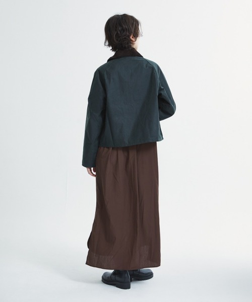 ブルゾン アウター Barbour Spey Wax Short Jacket（バブアー スペイ ワックス ショート ジャケット） メンズの画像