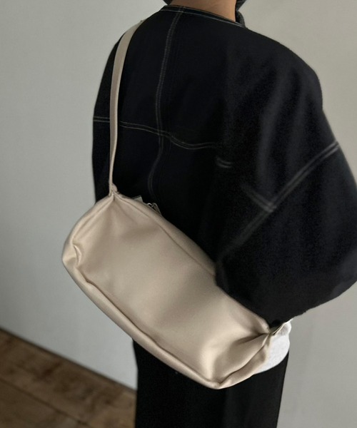 Kotoe（コトエ） ショルダーバッグ バッグ フェイクレザー 横長 ベルト