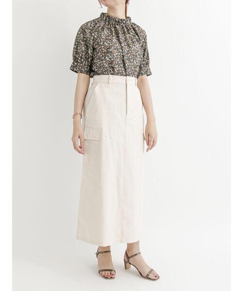 「Te chichi」 デニムスカート MEDIUM ブラウン レディース_画像3