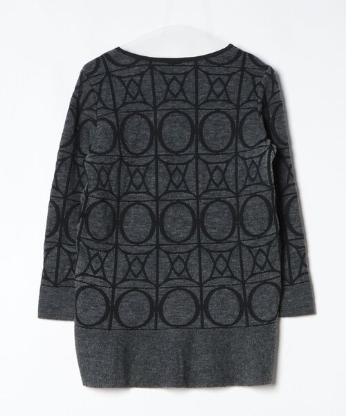 「YUMA KOSHINO」 ニットワンピース 38 グレー レディース_画像2