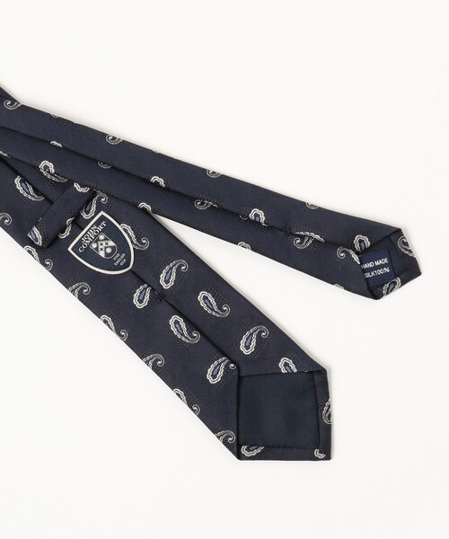 BEAMS F（ビームスF） ネクタイ JOHN COMFORT / シルク ペイズリー柄