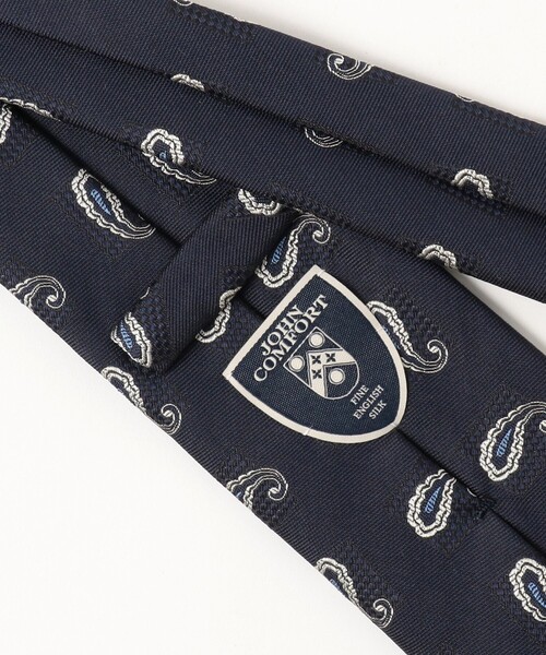 BEAMS F（ビームスF） ネクタイ JOHN COMFORT / シルク ペイズリー柄