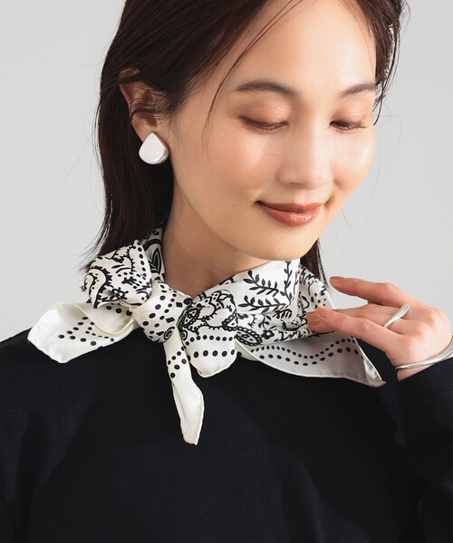 manipuri マニプリ カレイドバンダナコットンスカーフ 新品未使用 manipuri（マニプリ） スカーフ バンダナ 「別注」manipuri / カレイド