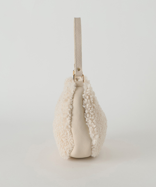 ラ トータリテ（La TOTALITE）/M Rose/エンメローズ ファーバッグ La TOTALITE（ラ トータリテ） ショルダーバッグ バッグ M Rose