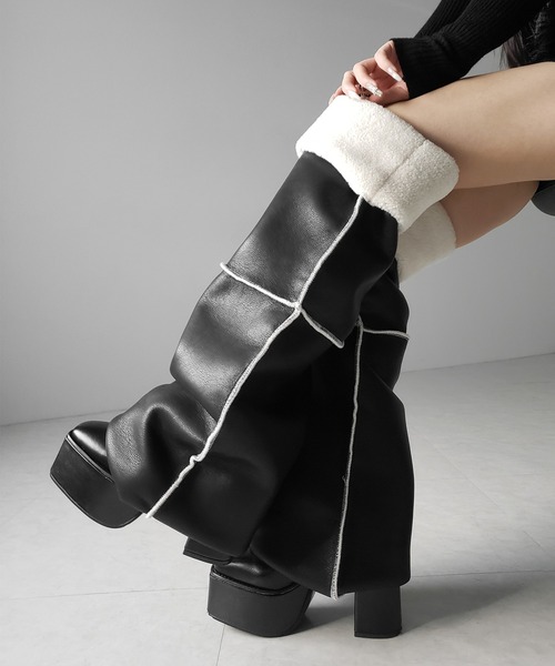 me+em select（ミームセレクト） レッグウォーマー 「 ニーハイにも