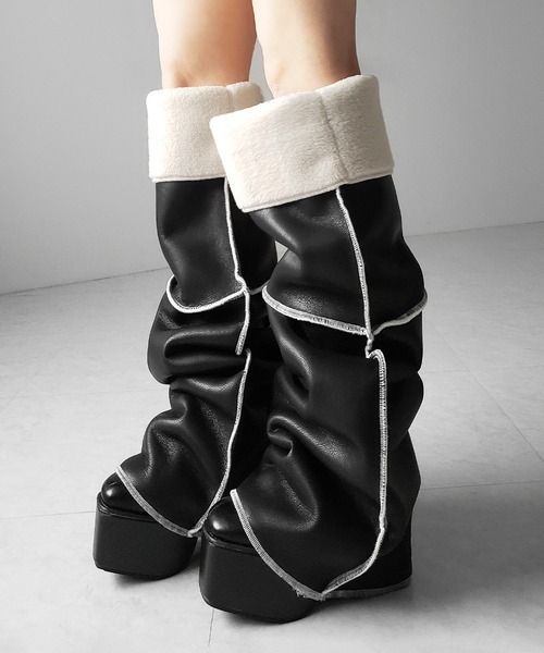 me+em select（ミームセレクト） レッグウォーマー 「 ニーハイにも