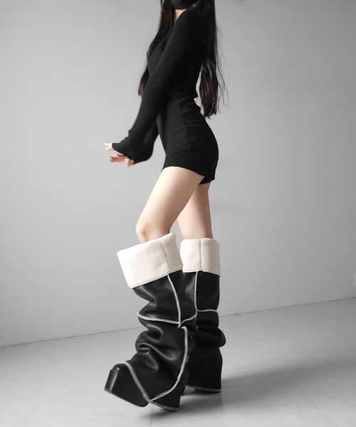 me+em select（ミームセレクト） レッグウォーマー 「 ニーハイにも