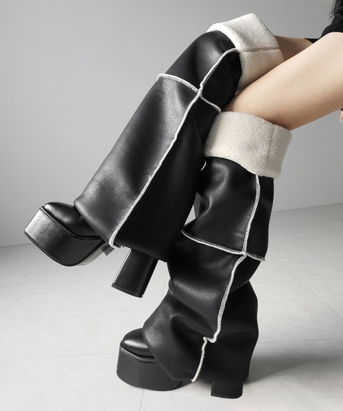 me+em select（ミームセレクト） レッグウォーマー 「 ニーハイにも