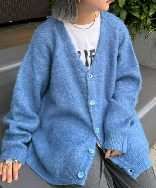 「CIAOPANIC TYPY」 ニットカーディガン LARGE グリーン メンズ_画像6