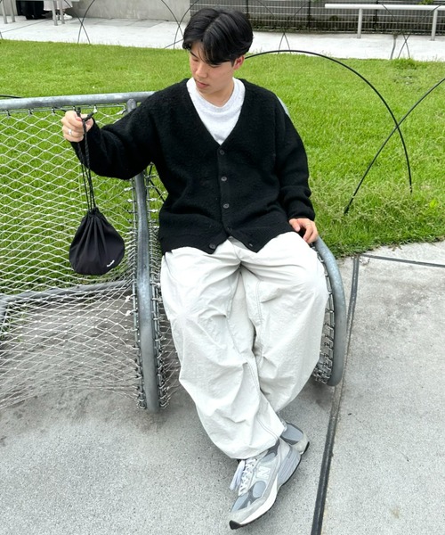 「CIAOPANIC TYPY」 ニットカーディガン LARGE グリーン メンズ_画像8