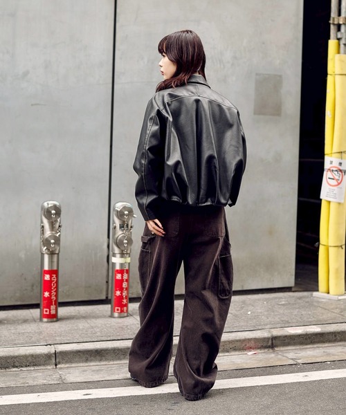 ジャケット・アウター threadthread S clasp balloon blouson THEREDTHREAD / ザレッドスレッド】S clasp balloon blouson