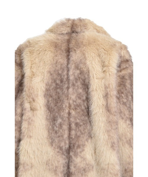ダウンジャケット ダウン FAUX FUR COAT メンズの画像