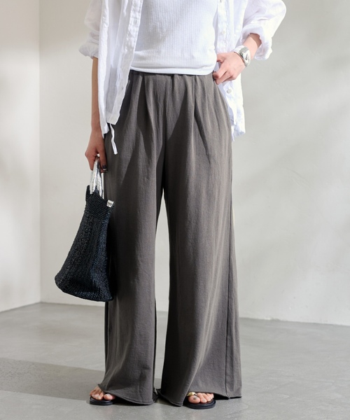 FRAMeWORK（フレームワーク） イージーパンツ 38 ベージュ レディース