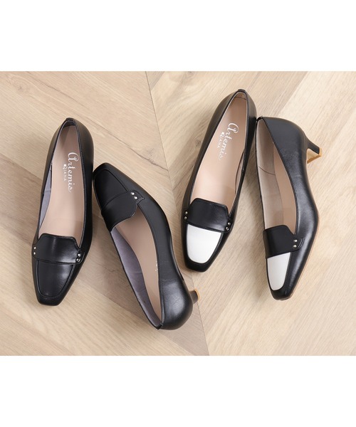 「artemis by DIANA」 パンプス 23.0cm ブラック×ホワイト レディース_画像5
